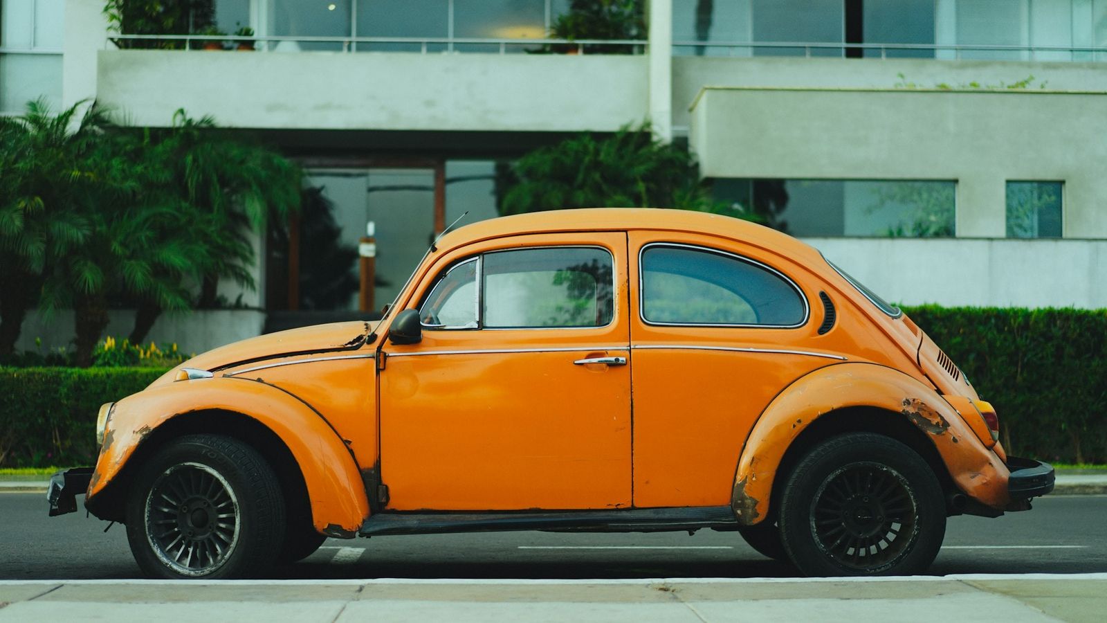 Restored classic car